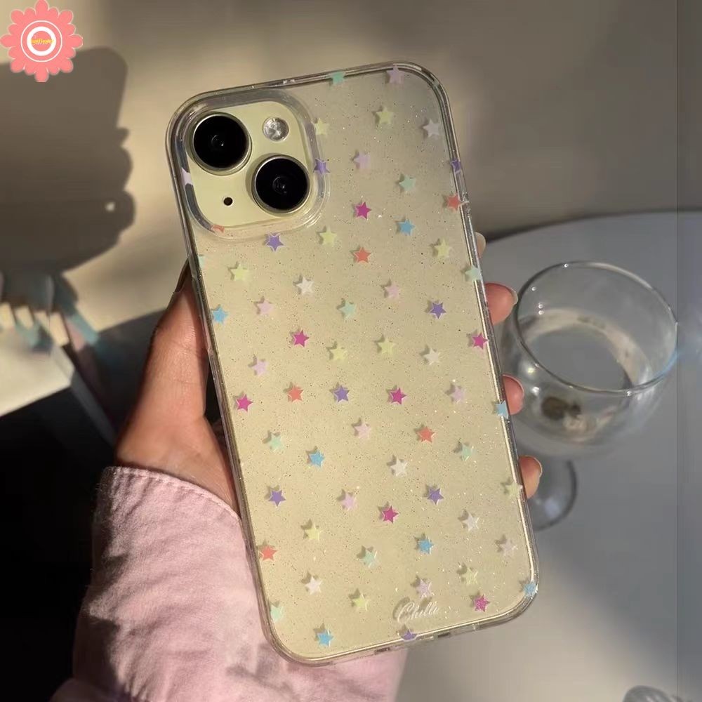 แฟชั่นสร้างสรรค์สีสันประกายดาวสร้อยข้อมือสําหรับ IPhone 17 16 15 11 14 13 12 Pro Max Air 7Plus 17 15 14 8 7 6s Plus X XR XS Max SE Luxury Glitter Powder Case - รูปที่ 3