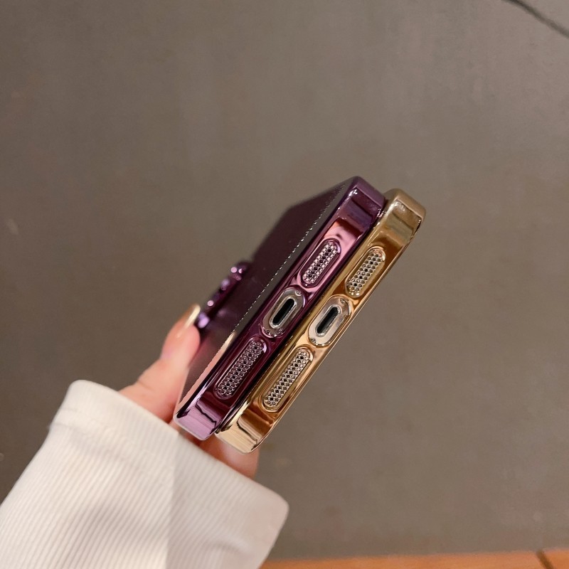 การกระจายความร้อนbreathable Hardกันกระแทกเคสโทรศัพท์สําหรับiPhone 16 15 14 13 12 11 Pro Max 13 Mini XS XR X 8 Plus Anti-Fallกล้องElectroplatingเคสโทรศัพท์ฝาครอบ - รูปที่ 7