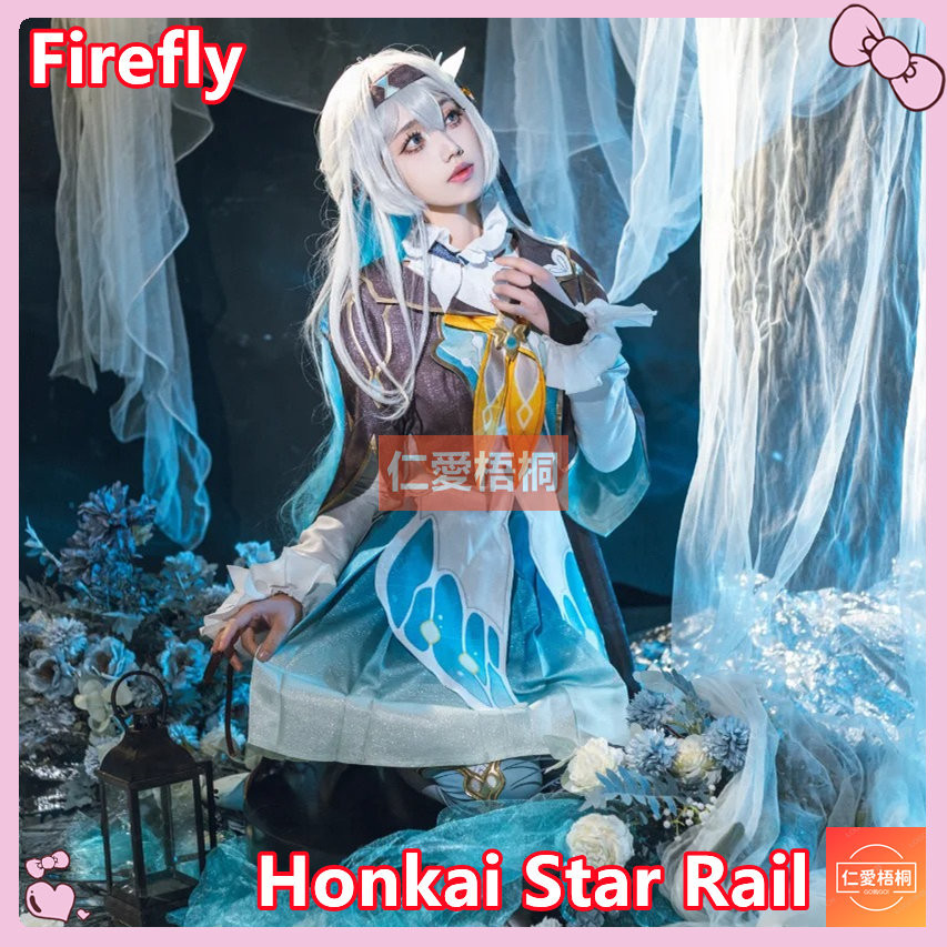 【Love Wutong】Firefly cosplay Honkai cosplay Honkai Star Rail Firefly cosplay clothing Halloween costume Animation Exhibition costume