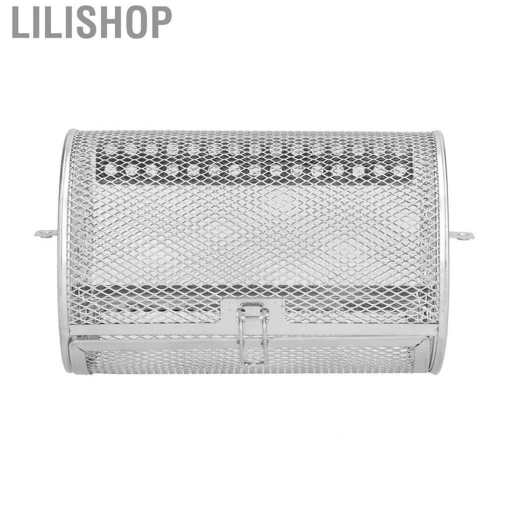 Lilishop Oven Cage Fryer Basket Stainless Steel With Movable Door For Or Electric