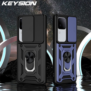 Keysion เคสโทรศัพท์มือถือ กันกระแทก ปิดด้านหลัง แบบสไลด์เปิด…