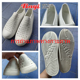 Bayi native รองเท้ายาง กันน้ำกันลื่น รองเท้าลุยน้ำ ระบายอากาศได้ดี ขนาด 36-45 จัดส่งที่รวดเร็ว