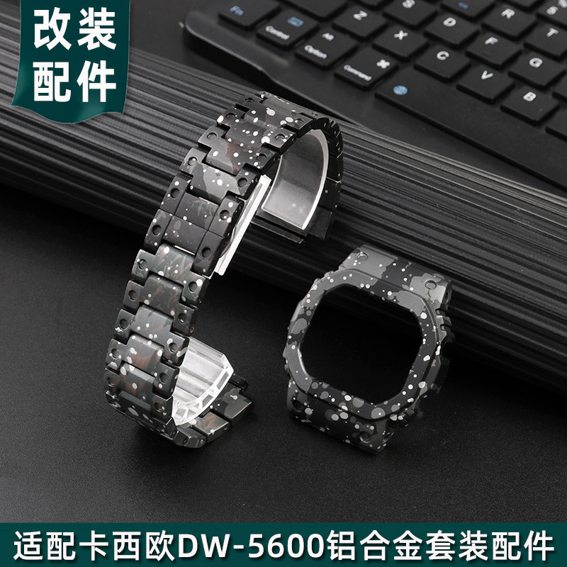 ใหม่ สายนาฬิกาข้อมือ ไทเทเนียม โลหะผสมอลูมิเนียม ทรงสี่เหลี่ยม ขนาดเล็ก สําหรับ Casio DW5600 GW5600