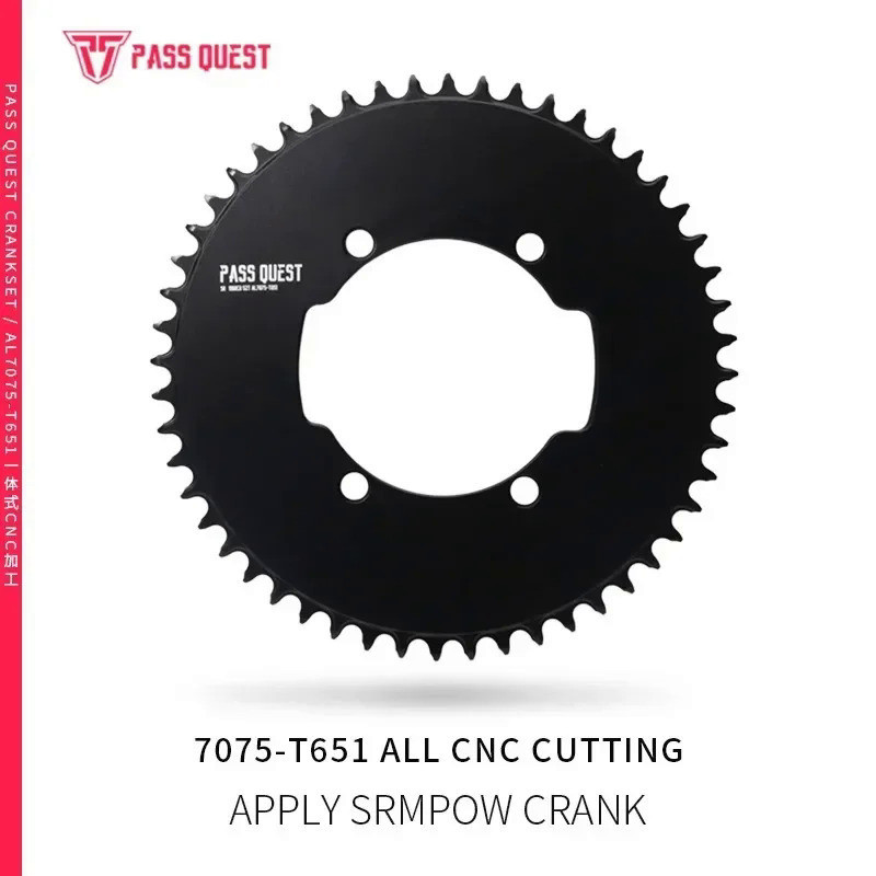 PASS QUEST 110BCD Power Meter Chainring แบบ AERO ขนาด 42T-44T กะทัดรัดและเหมาะสมสำหรับ SRM Power 11S และ 12S