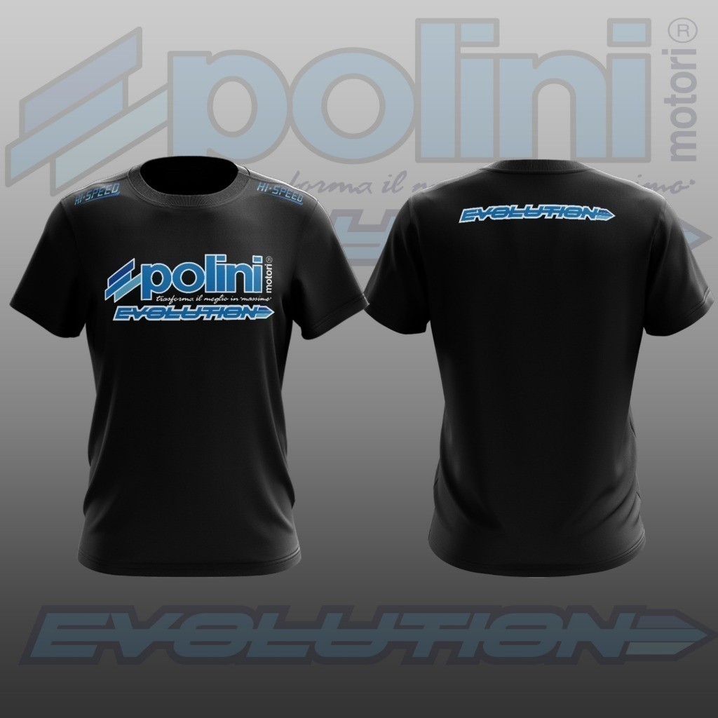 เสื้อยืดแขนสั้น ผ้าไมโครไฟเบอร์ ลาย Motorsport Polini Evolution เหมาะกับใส่กลางแจ้ง แฟชั่นสปอร์ต 2024