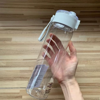 ขวดน้ํา ใหม่ ขวดน้ําพลาสติก แฟชั่น แบบพกพา ความจุขนาดใหญ่ ปลอด BPA ขวดน้ํา ขนาด 350 มล. 550 มล. 800 มล