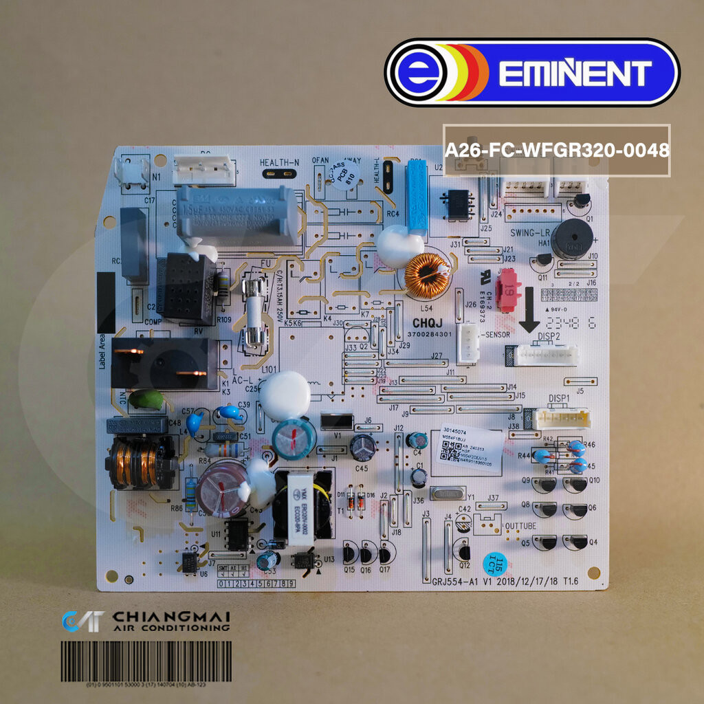 A26-FC-WFGR320-0048 แผงวงจรแอร์ Eminent Air แผงบอร์ดคอยล์เย็น อิมิเน้นท์แอร์ รุ่น WFG12 (30145074 Ju