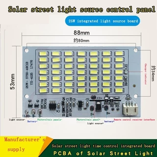 แผงโคมไฟ Led โคมไฟสวน โคมไฟน้ำท่วม ไฟโซล่าเซลล์บอร์ด พลังงานแสงอาทิตย์ 6V แบตเตอรี่ 3.2V อุปกรณ์เสริม