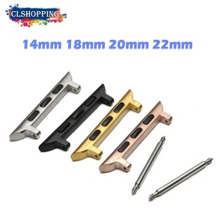 Diy 316L สแตนเลสเปลี ่ ยนสายอะแดปเตอร ์ สําหรับ Apple Watch Connectors Iwatch Lug Spring Bar ฟรี Release ประกอบเครื ่ องมือ