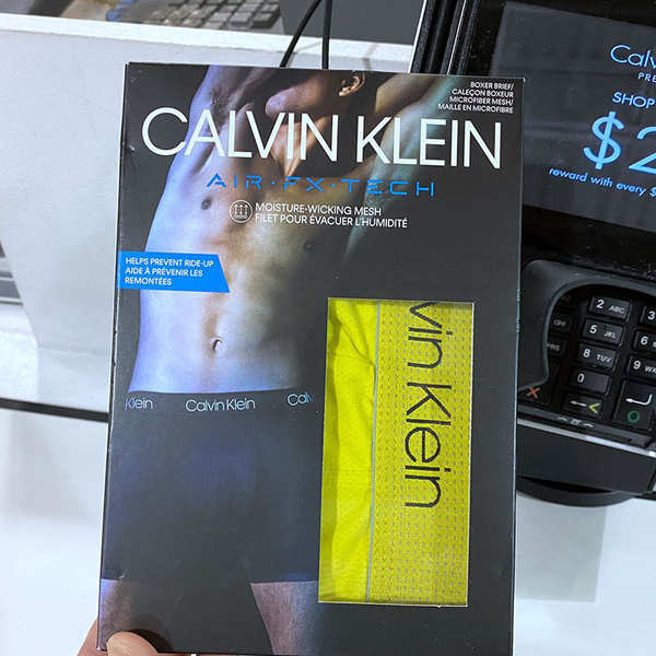 กางเกงใน ck กางเกงใน กางเกงบ็อกเซอร์ขนาดกลาง CK Calvin Klein Men's Stretchy Breathable Quick-Dry Shaper NB2754