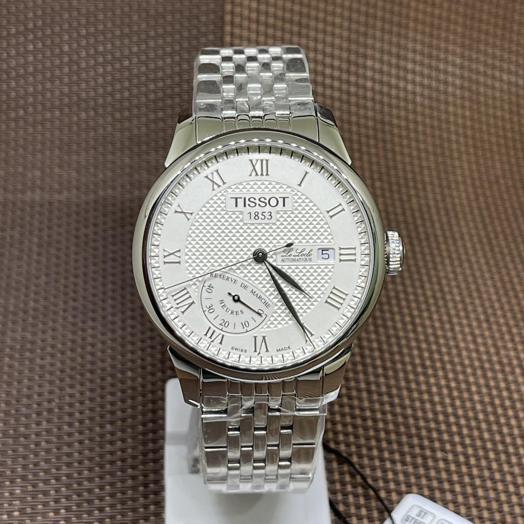 Tissot T006.424.11.263.00 Le Locle Stainless Steel Automatic Date Analog Round Men 's Watch