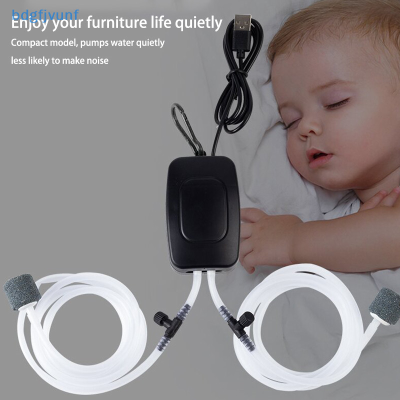 BDGF Aquarium Air Pump Kit ปั๊มออกซิเจน USB Aquarium กรองปั๊มออกซิเจน Air Stone Aquarium กรองอุปกรณ์ตกปลา TH