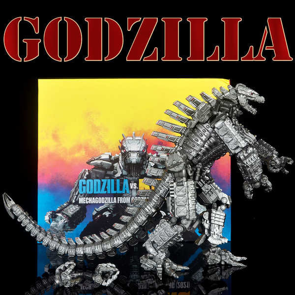 shin godzilla โมเดล godzilla ในประเทศ SHM Mechagodzilla vs. King Kong 2021 Movie Edition Monster Dinosaur Joint Hands-on Toy