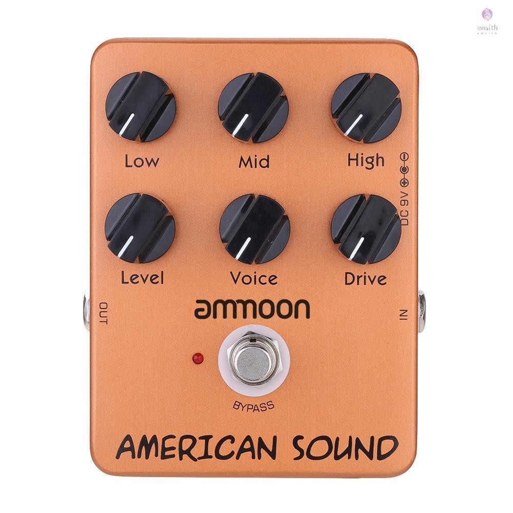 [EM ] Ammoon AP-13 American Sound Amp Simulator กีตาร ์ Effect Pedal True Bypass