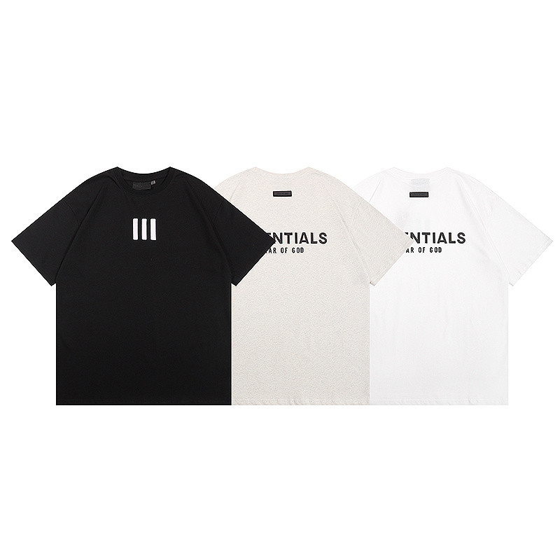 ถนนแฟชั่นผู้ชายและผู้หญิงผ้าฝ้ายเสื้อยืดตัวอักษรเสื้อแขนสั้นเสื้อลําลอง