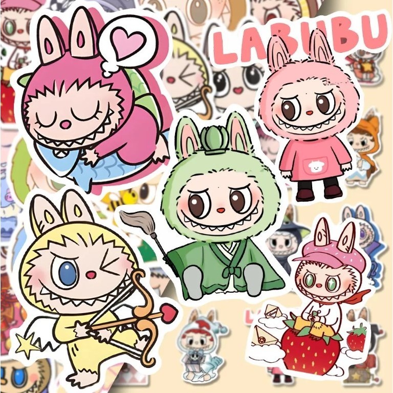 COD สติ๊กเกอร์การ์ตูน 80pcs สติ๊กเกอร์ DIY ตกแต่ง โต๊ะทำงาน