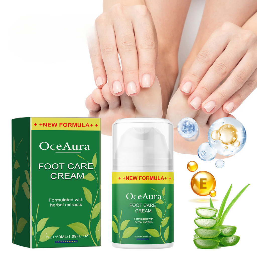50ml OCEAURA Foot Care Ointment Heel Moisturizing Skin Anti-Dry Chapped Nail Repair Foot Care ครีม