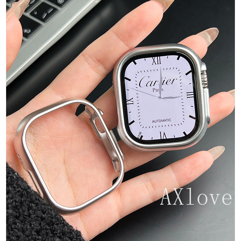 กรอบ PC กันชนสําหรับ Apple Watch Ultra 2 49/45/44/40/41 มม.S11 สําหรับ iWatch Series 9 8 7 6 5 4 3 SE 42 มม.38 มม.เปลือกป้องกัน