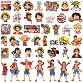 100Pcs/Set ❉ One Piece . Luffy Stickers ❉ DIY Fashion Decals Doodle Stickers