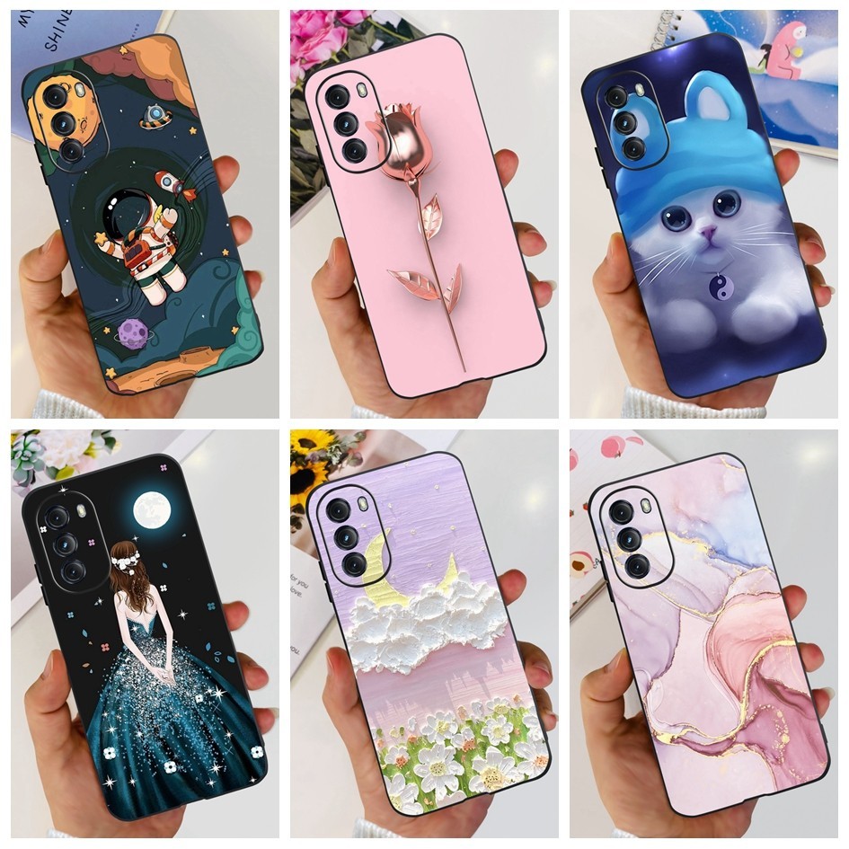 สําหรับ Motorola Moto G 5G 2022 กรณีแฟชั่นดอกไม้หินอ่อนซิลิโคนกันกระแทก Soft TPU Slim ปกหลังสําหรับ MotoG 5G 2022 ปลอก