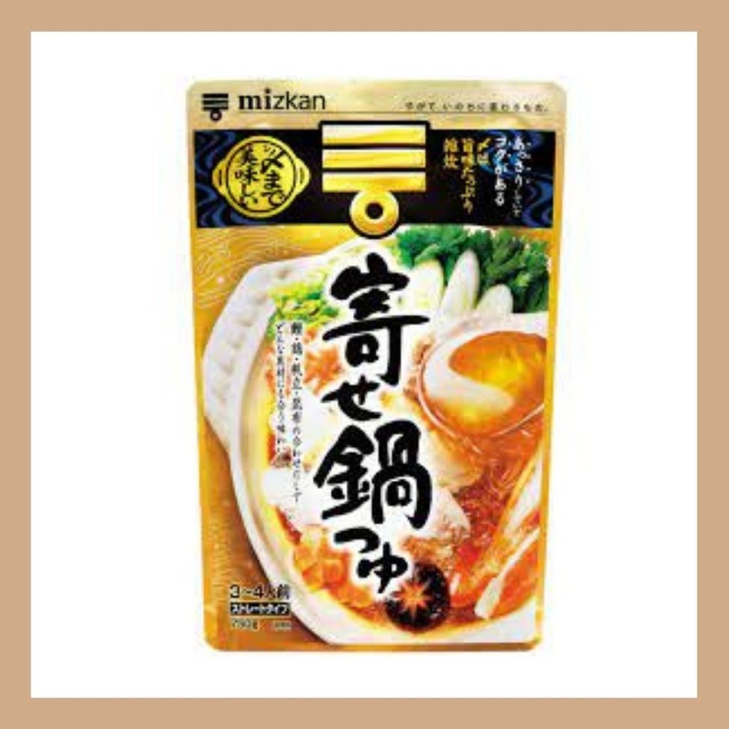 mizkan น้ำสต็อกรสซุปโยเซนาเบะจากญี่ปุ่น 750 g