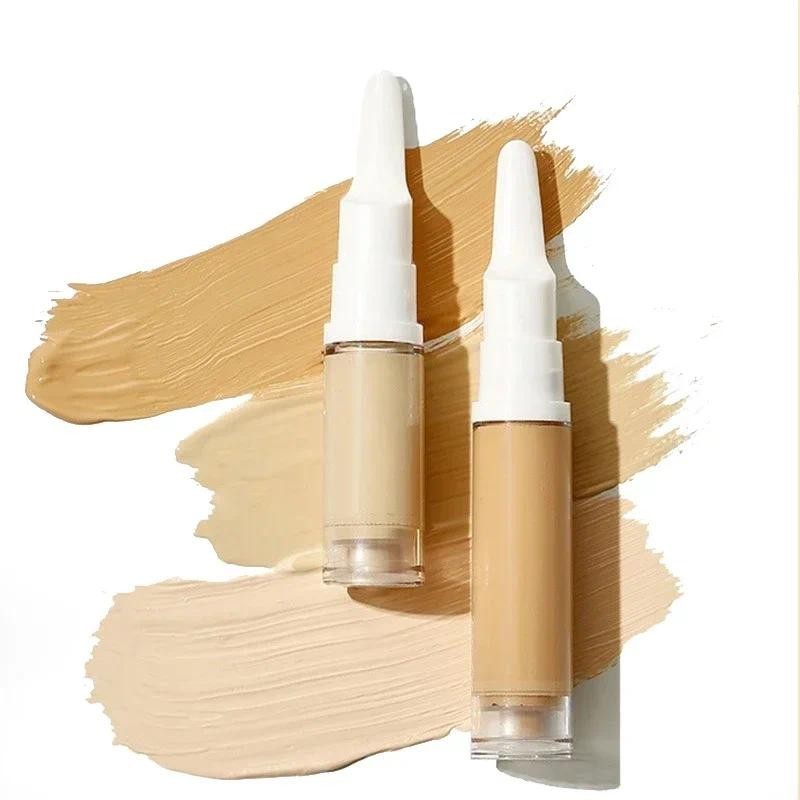 5/10/15ml Liquid Foundation Travel Bottle เครื ่ องสําอางครีมบํารุงรอบดวงตาขวดสูญญากาศแบบพกพา Mini Travel ขวดรีฟิล