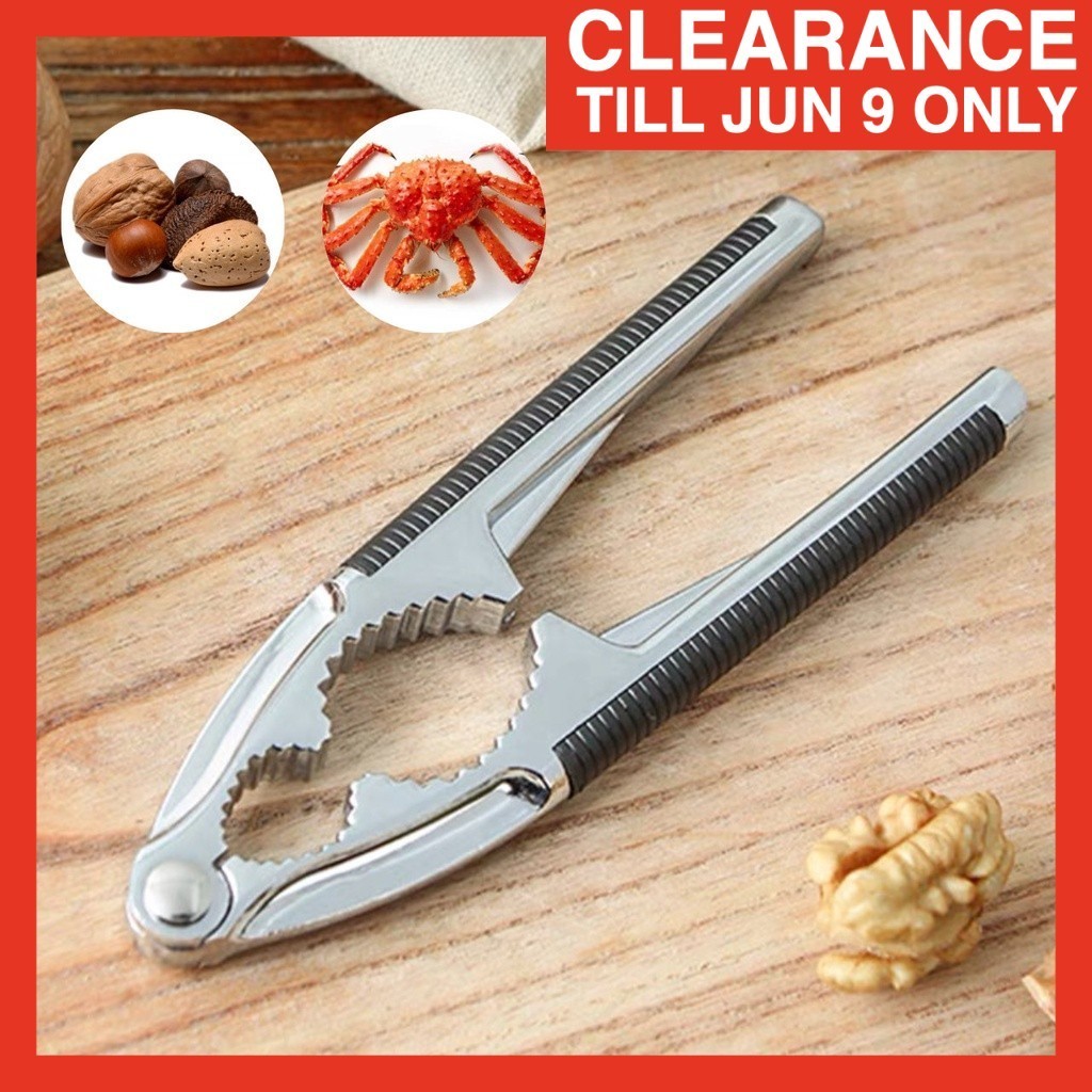 (STAINLESS STEEL) EW Crab Cracker Nut Cracker Lobster Cracker อาหารทะเล Shellfish Cracker Pembuka Ke