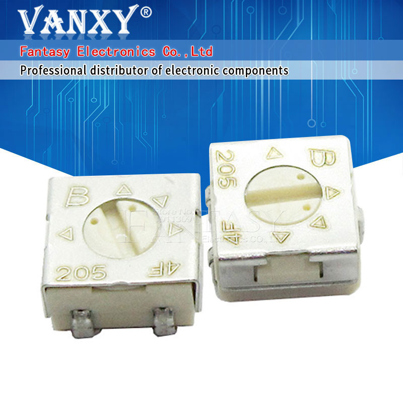 10pcs singleturn SMD Precision Trimmer Potentiometer ปรับความต้านทาน 3314J 10R 20R 50R 100R 200R 500