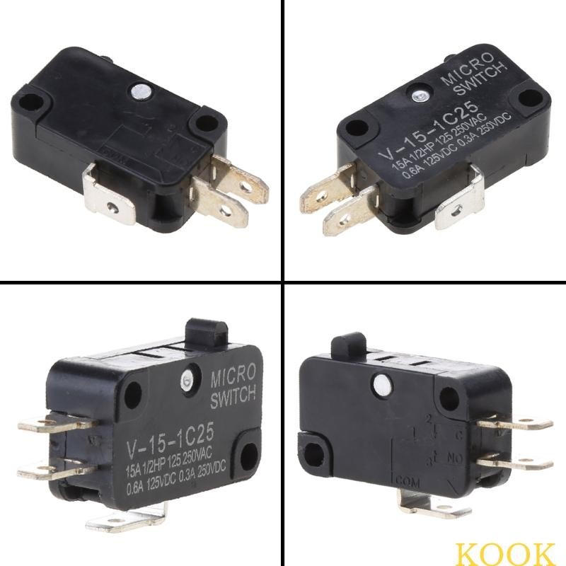 Kook KW7-0C DIY Micro Limit Switch เตาอบไมโครเวฟประตู Interlock Switch AC125V 250V