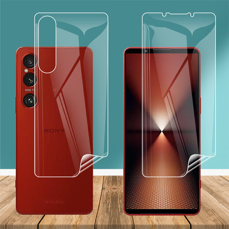 Ultra Thin Hydrogel ฟิล์มสําหรับ Sony Xperia1 Xperia10 Xperia 1 10 VI 1VI 10VI Mark 6 5G Clear Soft 