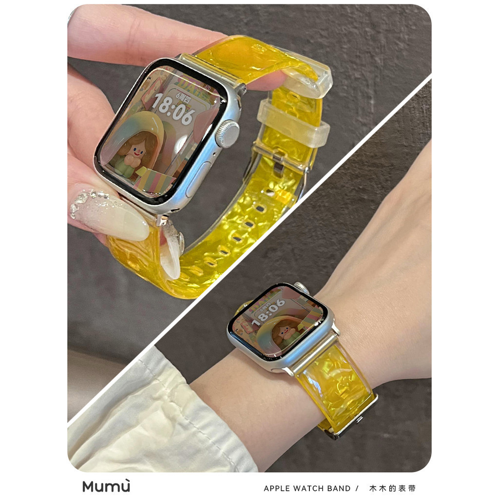เปลือกโปร่งใสสายนาฬิกาซิลิโคนสําหรับ Amazfit Bip 5 5 Unity Bip 3 Bip 3 Pro GTS 2e 3 4 Mini GTR Mini Amazfit Active GTR 3 4 Bip U Pro Smartwatch Band สายรัดข้อมือสร้อยข้อมือสายคล้อง