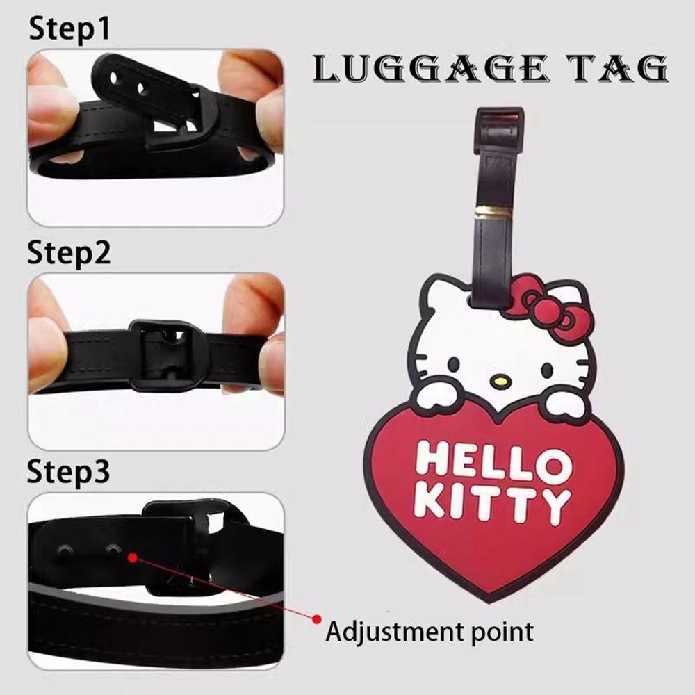 Back2life แท็กกระเป๋าการ์ตูน, Boarding Pass PVC เครื่องบินแท็กกระเป๋าเดินทาง, Fasion Kitty Cat Baggage ชื่อแท็กข้อมูลการ์ด Boarding Pass Tag หญิง