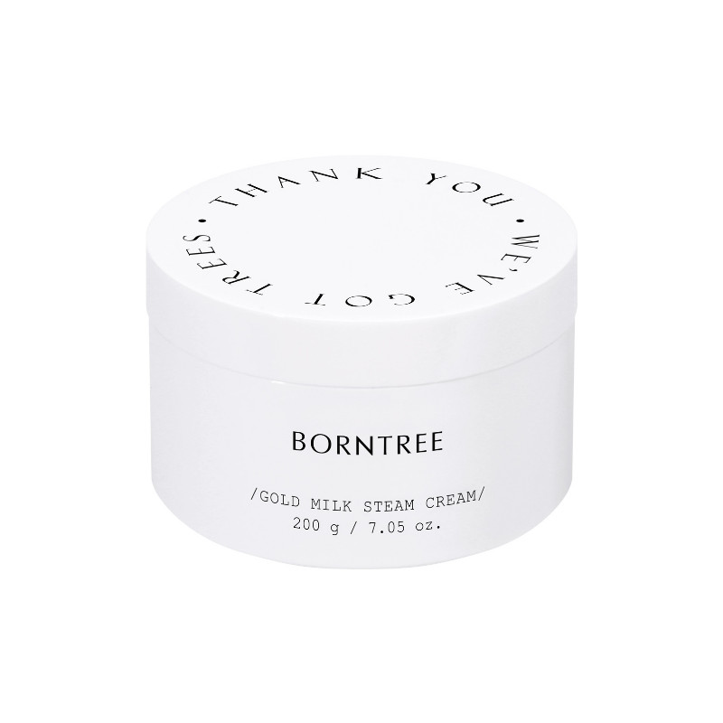 BORNTREE Gold Milk Steam Cream 200g