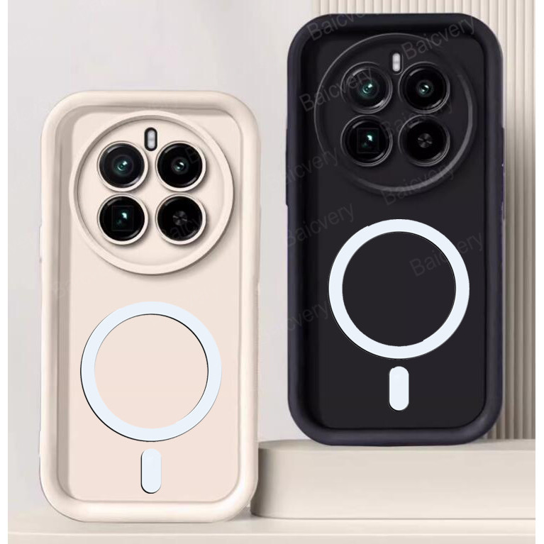 Oppo Realme 12 Pro 5G RMX3842 / 12 Pro+ Plus 5G / 12 5G / 12X 5G / 12+ Plus 5G Case เคสซิลิโคน TPU สีสันสดใสกันกระแทกเคสป้องกันรองรับการชาร์จไร้สายแม่เหล็ก