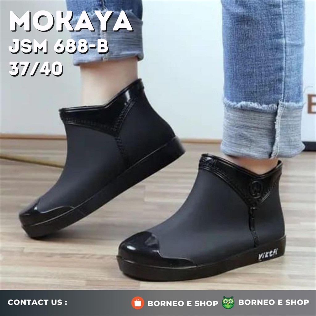 EXCLUSIVE WOMENS ANTI-SLIP WATERPROOF BOOTS SUPER COOL CASUAL TRENDY IMPORT MOKAYA