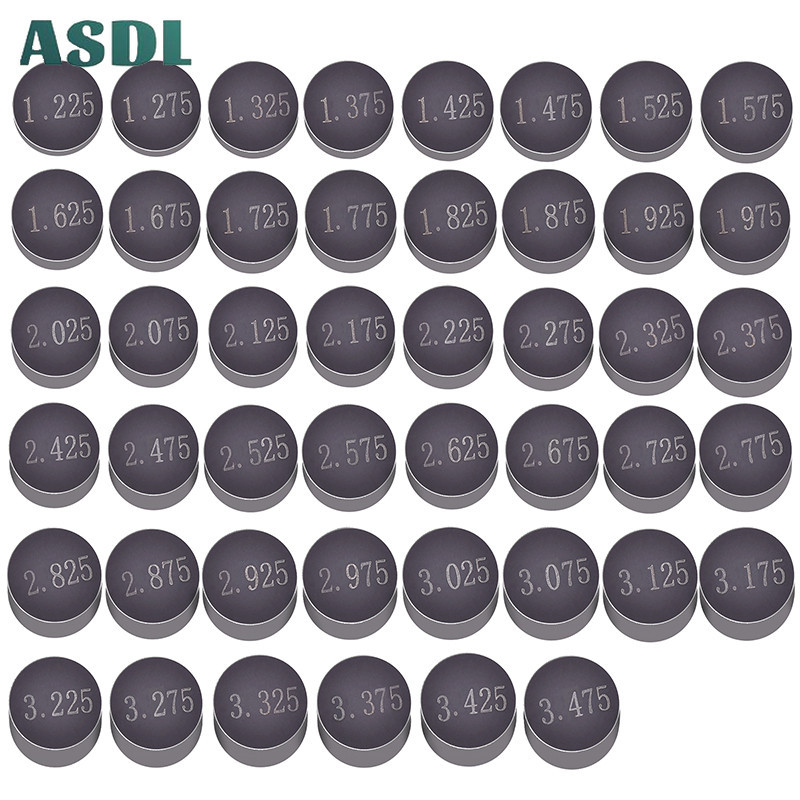 Asdl 1 ชิ้น 7.48 มิลลิเมตรวาล์วรถจักรยานยนต์ Shim Thicknes จาก 1.225 มิลลิเมตร 3.475 มิลลิเมตรสําหรับ Kawasaki ZX750 ZZR 600 ZX600