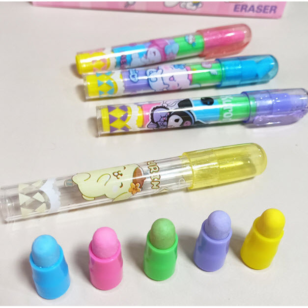 ยางลบเปลี่ยนไส้ ยางลบต่อไส้ S0319 ยางลบดินสอ ลายการ์ตูน หลากหลายแบบ น่ารักมาก คุณภาพดี - 2