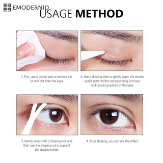 สติ๊กเกอร์ตาสองชั้น เทปปิดตา ไร้รอย สีผิวธรรมชาติ มองไม่เห็น ติดทน Eyelid Tape 24 คู่