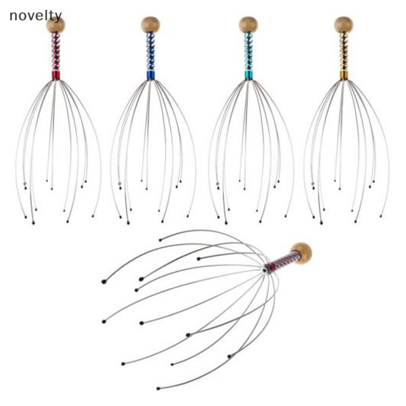 Nly FashionHead คอนวดหนังศีรษะนวดอุปกรณ ์ Octopus ความเครียด Release เครื ่ องมือ N