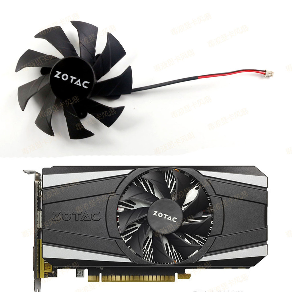 Zotac/zotac GTX 1050 1050ti Thunder Version PA/PB/HY/SM กราฟิกการ ์ ดระบายความร ้ อนพัดลมเดิม