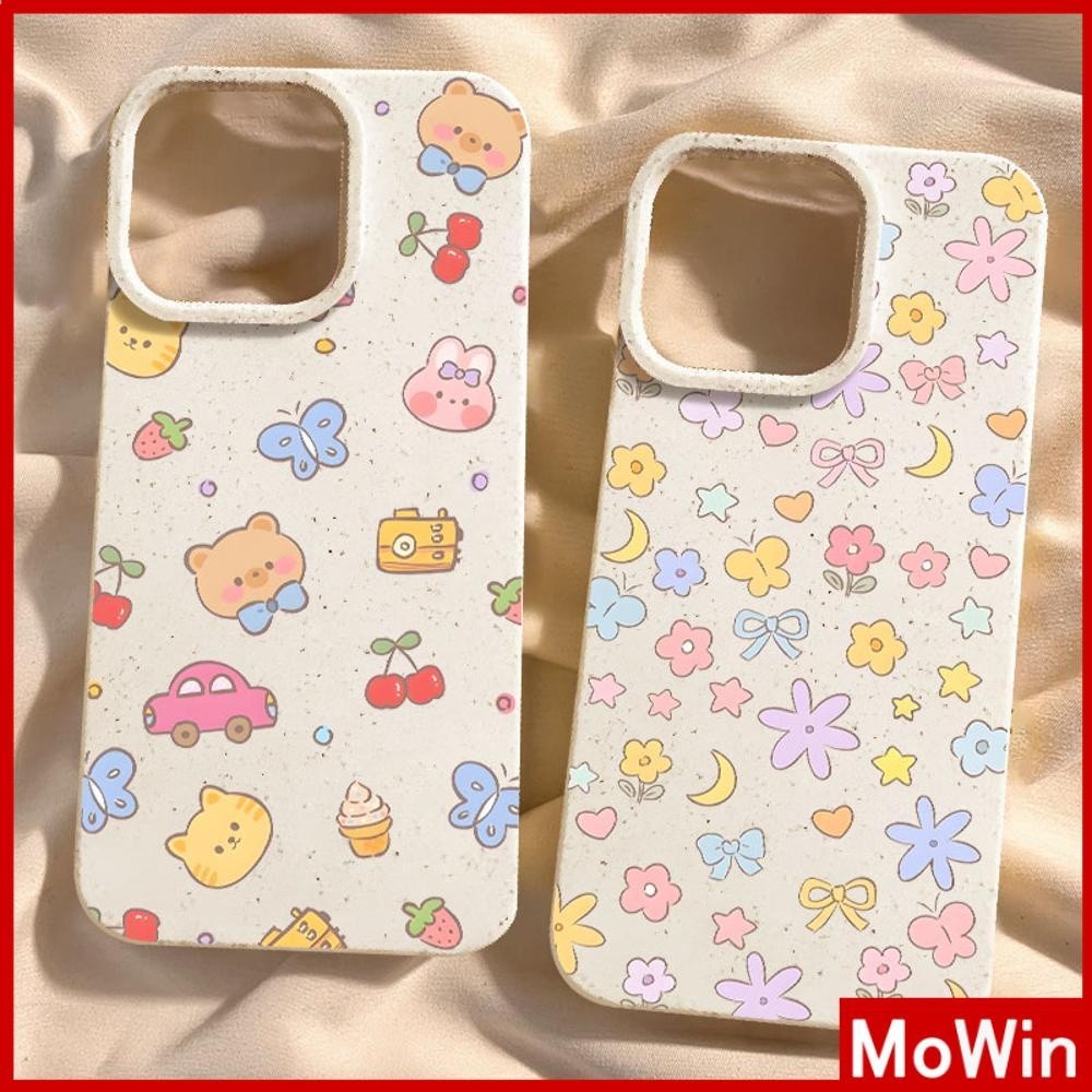 Mowin - เข้ากันได้สำหรับ 15 เคสไอโฟน11 เคส iphone 11 กรณีเป็นมิตรกับสิ่งแวดล้อมสีขาวกรณีนุ่มปกป้องกล