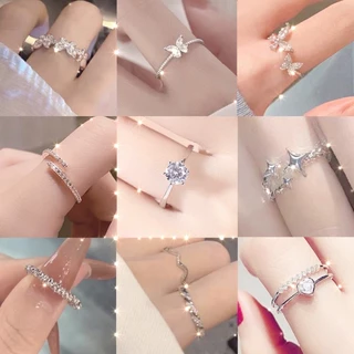 แหวน ปรับขนาดได้ สไตล์สาวเกาหลี แหวนแฟชั่น เครื่องประดับ ร้านไทย RMIX