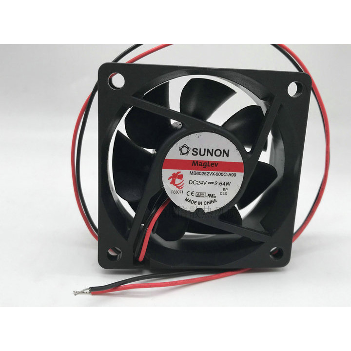 SUNON Jianzhun 6025 MB602VX-000C-A99 DC24V 2.64 W 6 ซม. พัดลม