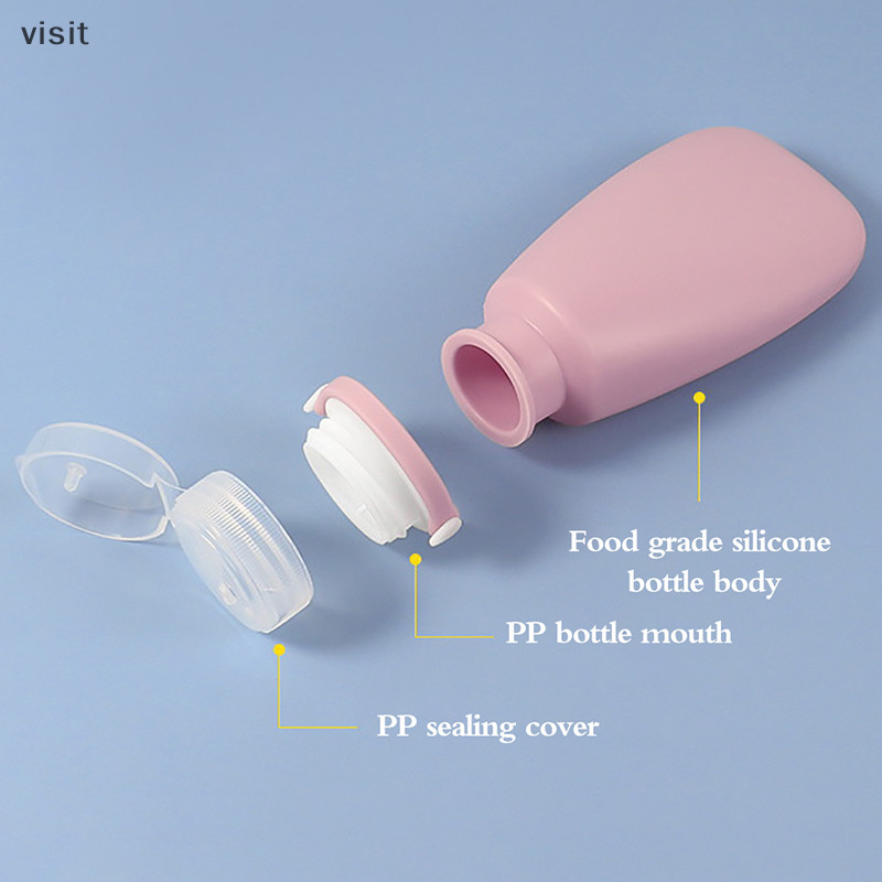 [VI ] 30/60/90ml ขวดคอนเทนเนอร ์ เครื ่ องสําอางสําหรับเดินทางขวดบีบขวดโลชั ่ น TH