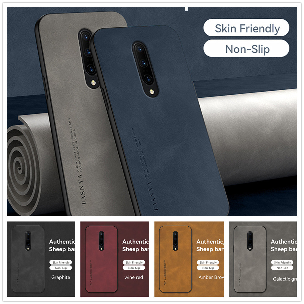 เคส OnePlus 5 5T 6 6T 7 7T 7 Pro 8 8T 8 Pro เคสสีทึบหรูหราฝาครอบโทรศัพท์ TPU นุ่ม OnePlus 7 Pro