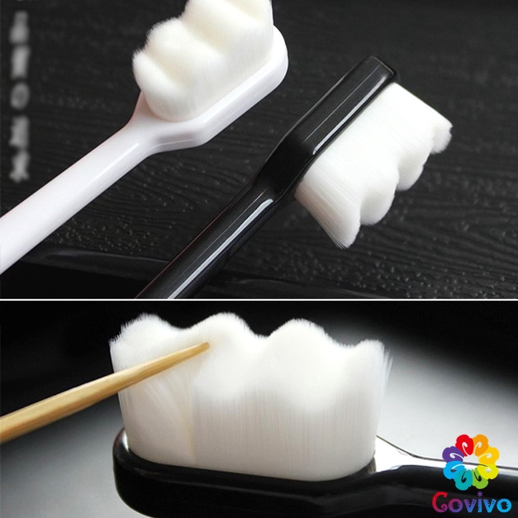 Covivo ไม้แปรงสีฟันญี่ปุ่นเส้นใย 20,000 เส้นขนนุ่ม ไม้แปรงฟัน นุ่มดุจกำมะหยี่ Nano Toothbrushes