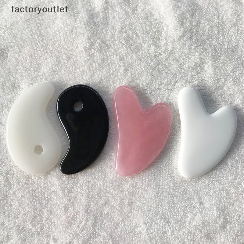 Flth face gua sha board facial scraping scraping plate face body massage Tool ใหม ่ Vary