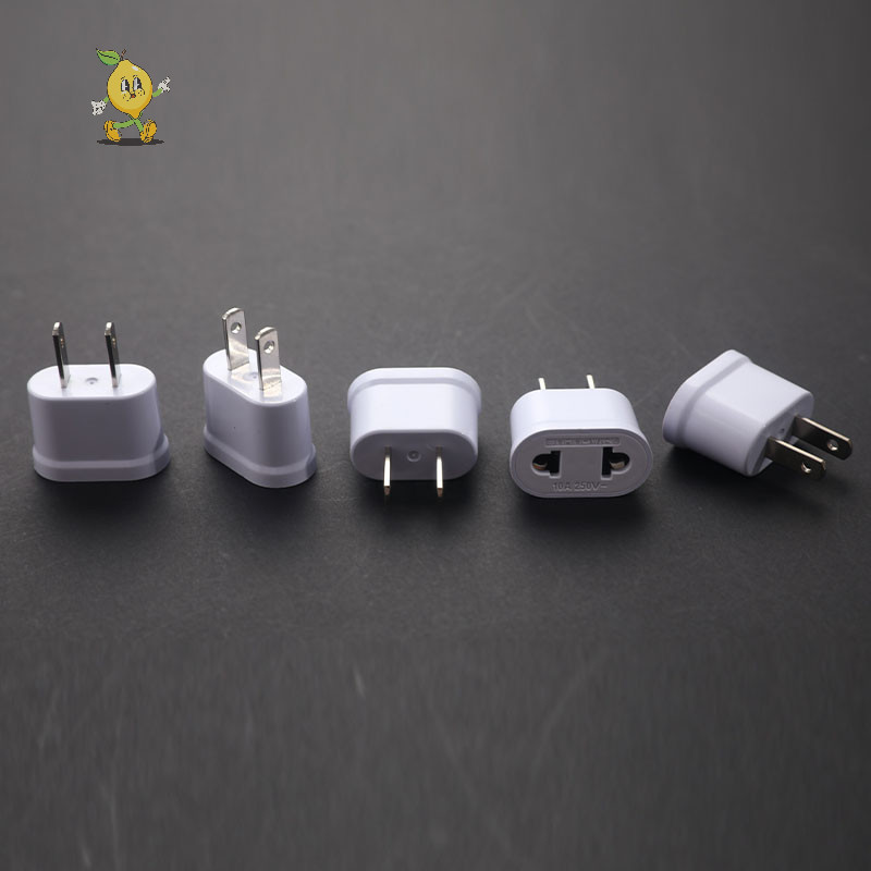[mozh ] Us Plug to EU Plug Round And Flat Dual-Purpose Conversion Plug Converter Socket [TH ]