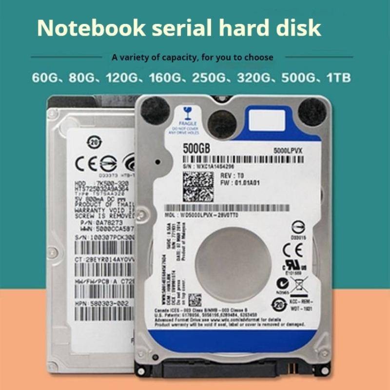 250gb 320GB 500GB 1TB 2TB ภายในแล็ปท็อปฮาร์ดไดรฟ์แล็ปท็อปแล็ปท็อปพีซีส่วนประกอบ 2.5HDD SATA2-SATA3 8mb / 32mb 5400RPM-7200RPM hdd