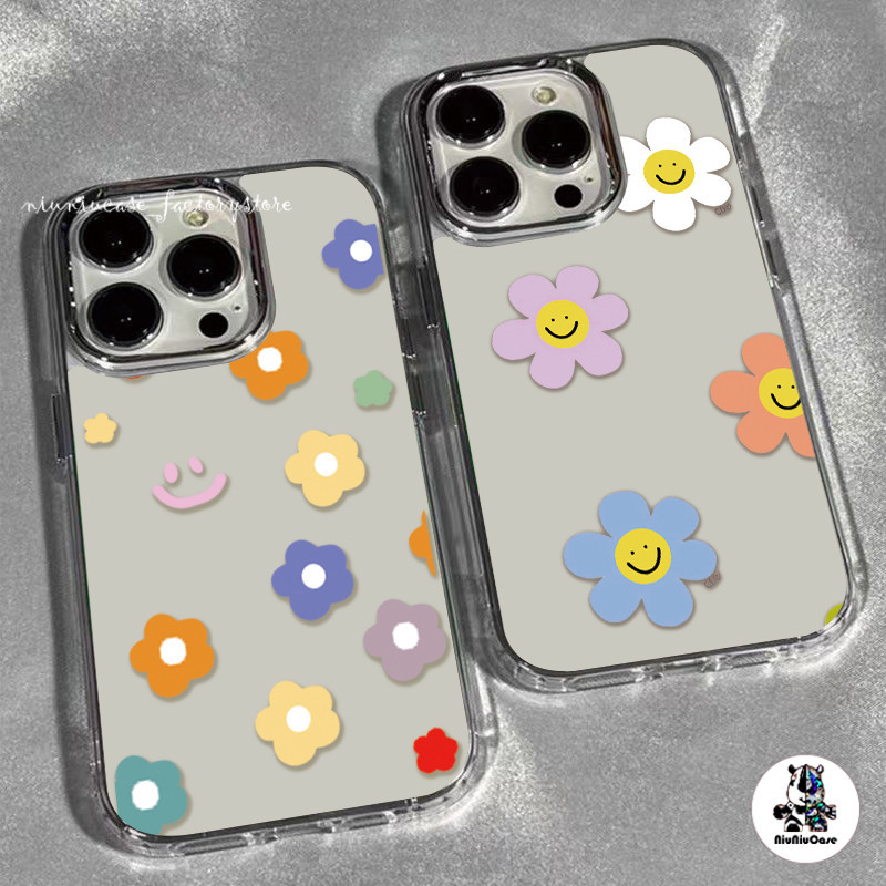 ลายดอกทานตะวัน Case For iPhone 11 13 12 14 15 Pro Max X XS 7 Plus เคส เคสไอโฟน11 13 รูปแบบโปร่งใส ซิลิโคนนุ่มกันกระแทก